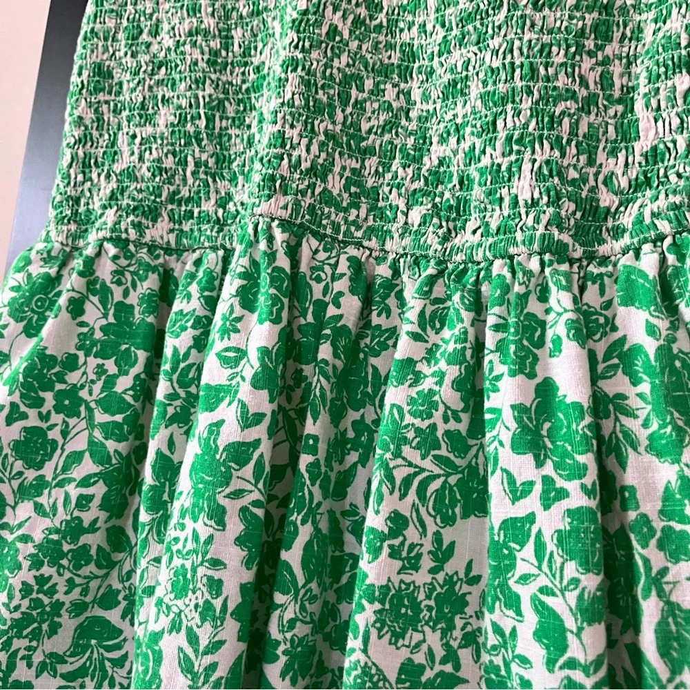 Universal Thread Ruffled Short Sleeve Smocked Mini Spring Dress L - Picture 11 of 11